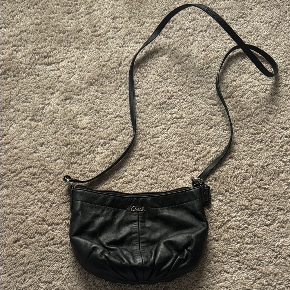leather coach purse